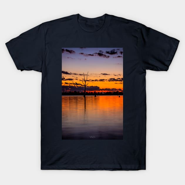 Lake Mulwala, Yarrawonga, Victoria, Australia. T-Shirt by VickiWalsh